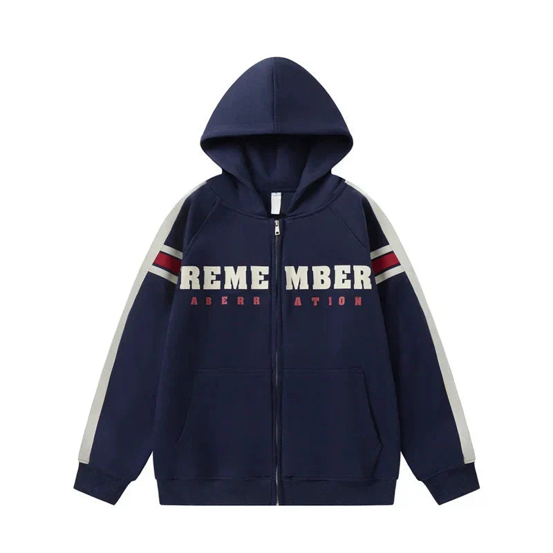 Y2K Style Zip-up Hoodie