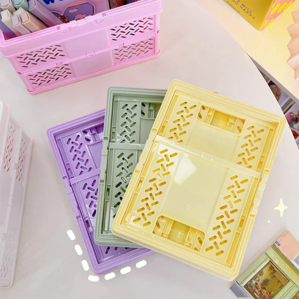 Pastel Folding Storage Basket