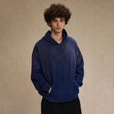 American Gradient Solid Color Pullover Hoodies
