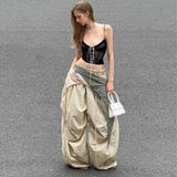 Y2K Wide Leg Retro Cargo Pants