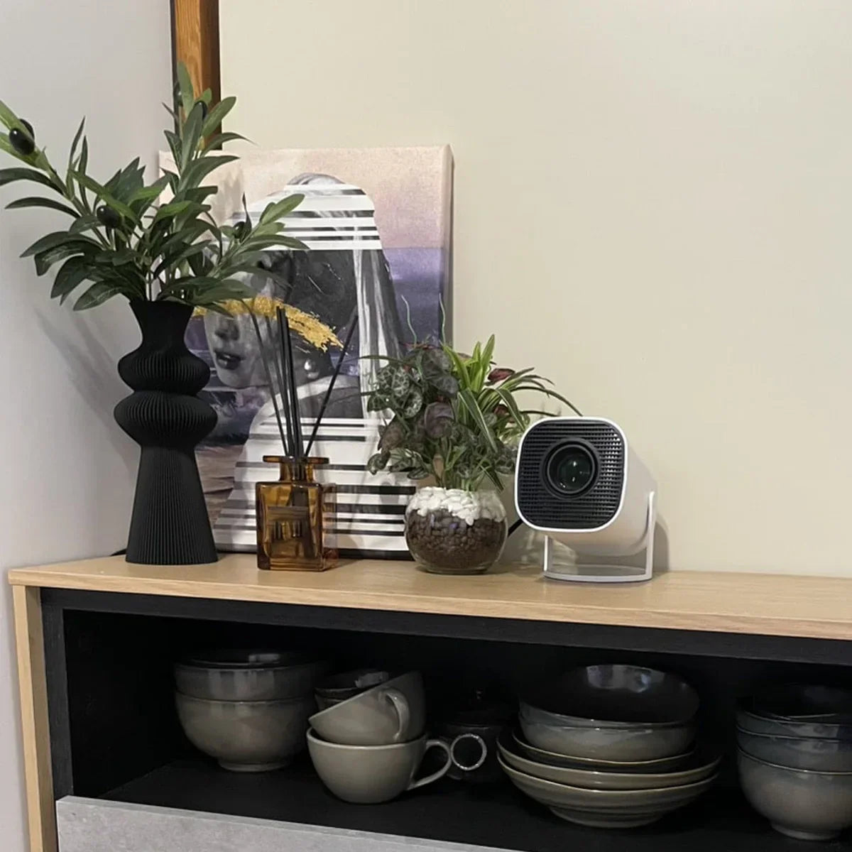 Vintage And Minimalist Plastic Vase