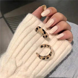 Retro Leopardenohrringe