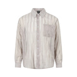 Retro Fleeced Plaid Long Sleeve Shirt