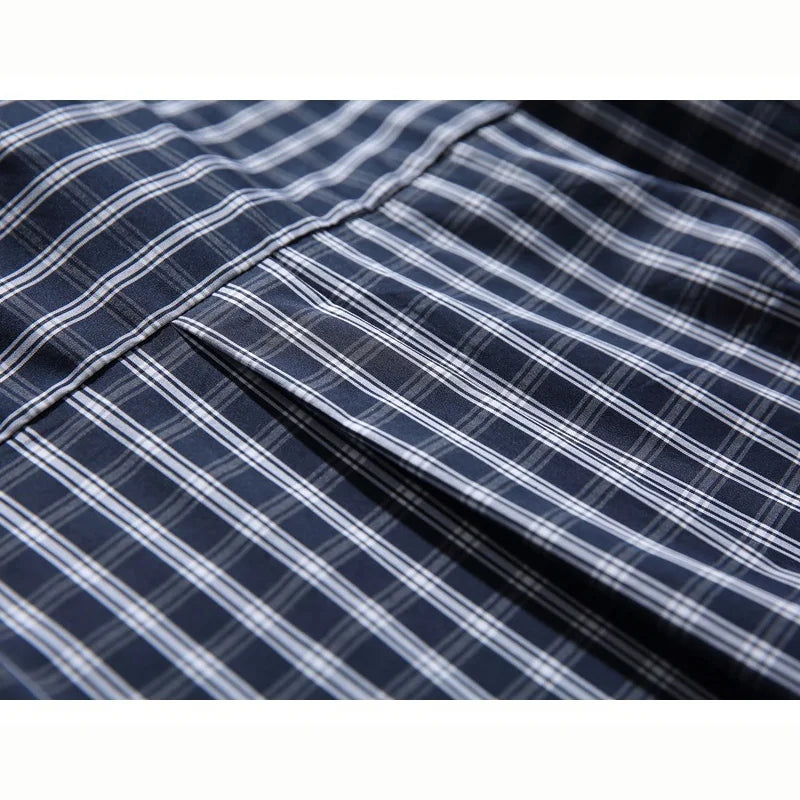 City boy Plaid Oversized Shirt
