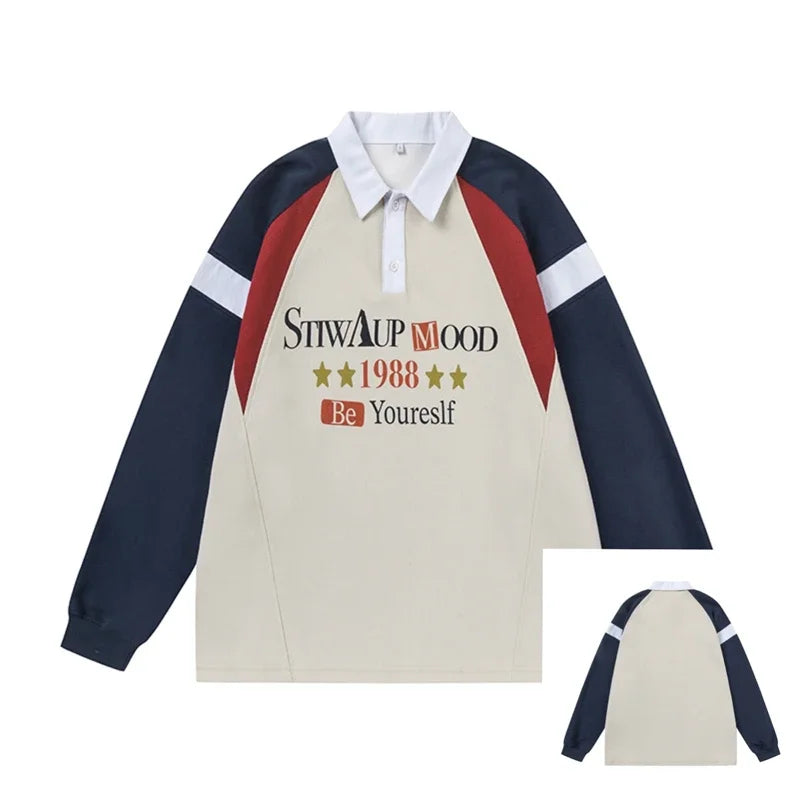 Sudadera vintage estilo deportivo