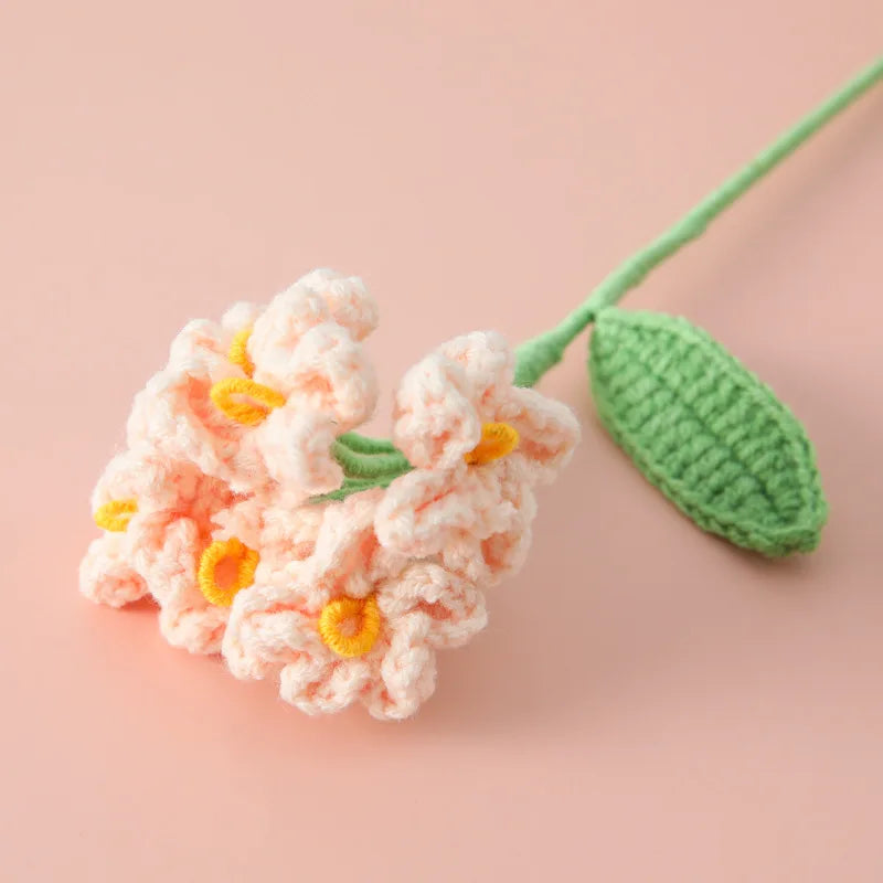 Handwoven Knitted Graduation Cute Mini Bouquet Flower