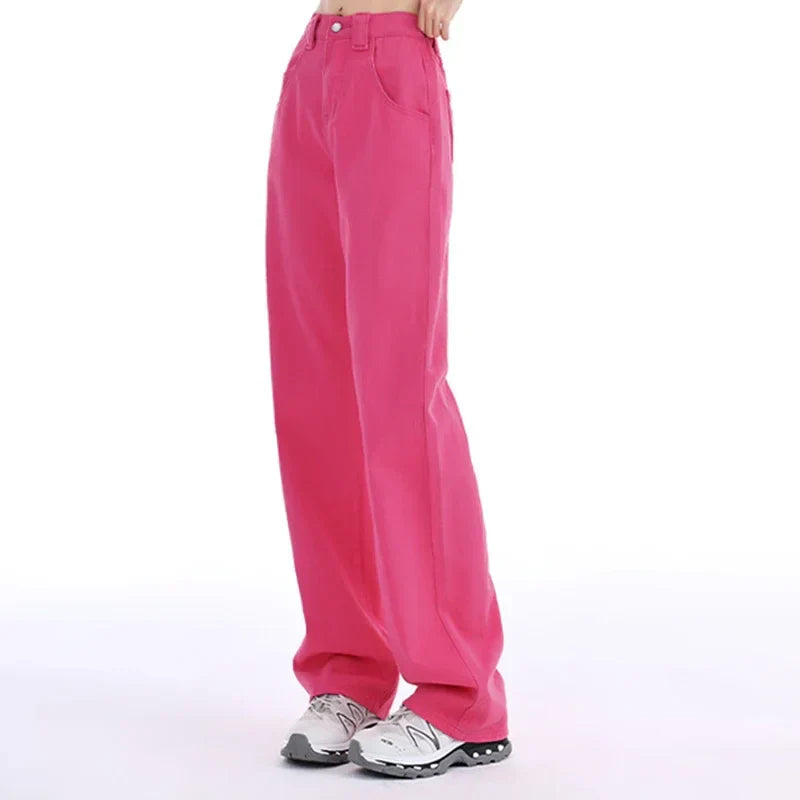 High Waist Wide Leg Women's Jeans