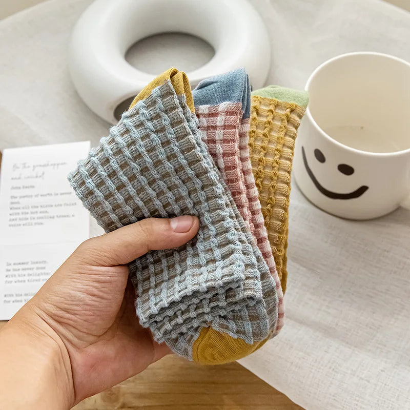 Plaid Retro Thick Socks