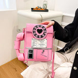 Weird Core Telephone Shaped Retro Bag