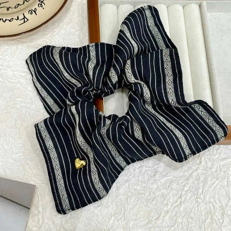 Retro Striped Square Headband