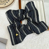Retro Striped Square Headband