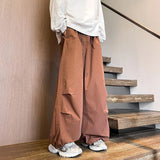 Wide Leg Parachute Cargo Pants