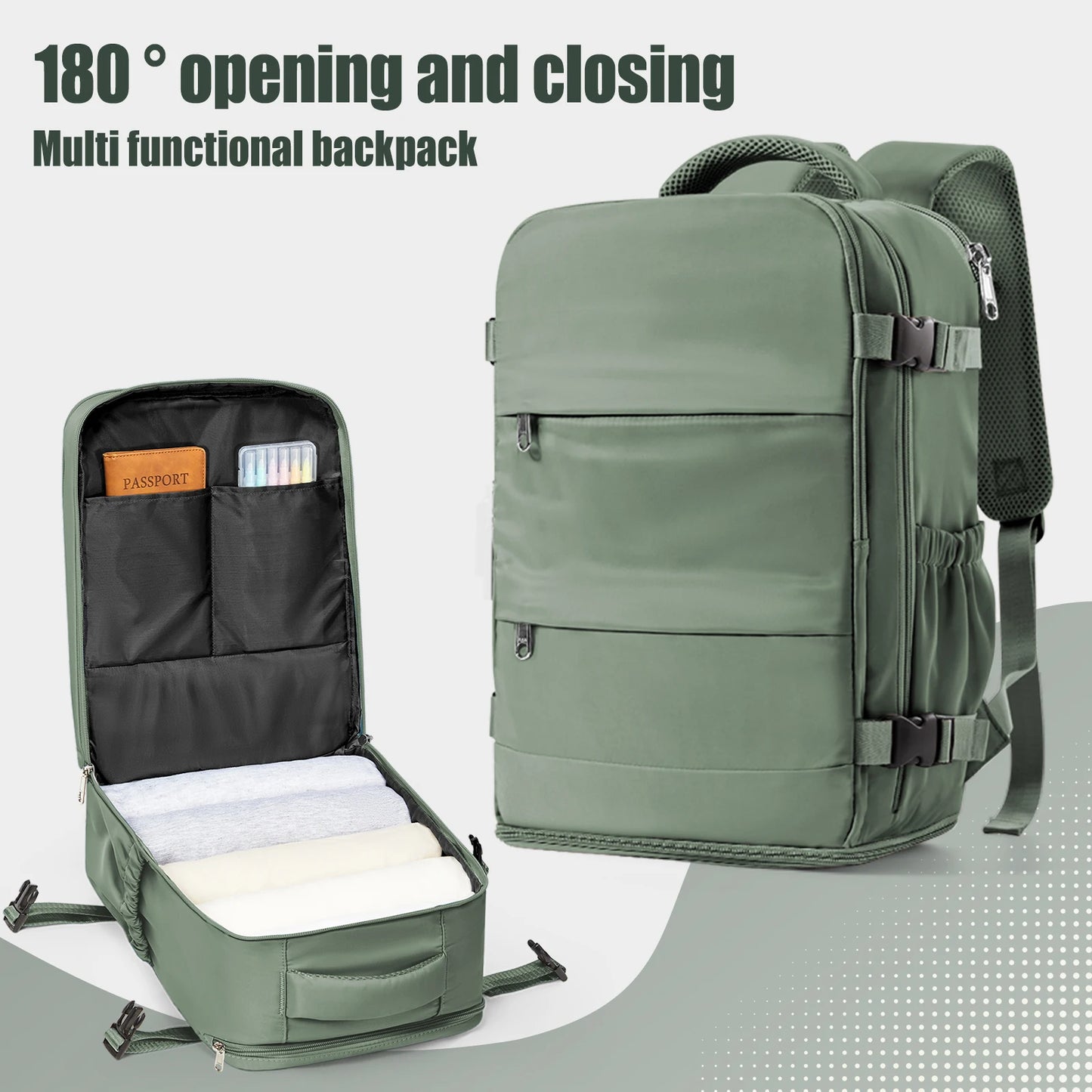 Multi Functional Travel Waterproof Laptop Backpack