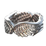 Anillos Retro de Alas de Ángel y Demonio