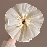 Double Layered Flower Lace Hair Tie