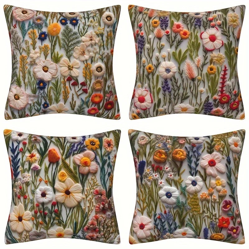 Flower Secret Realm Flower Pillowcase
