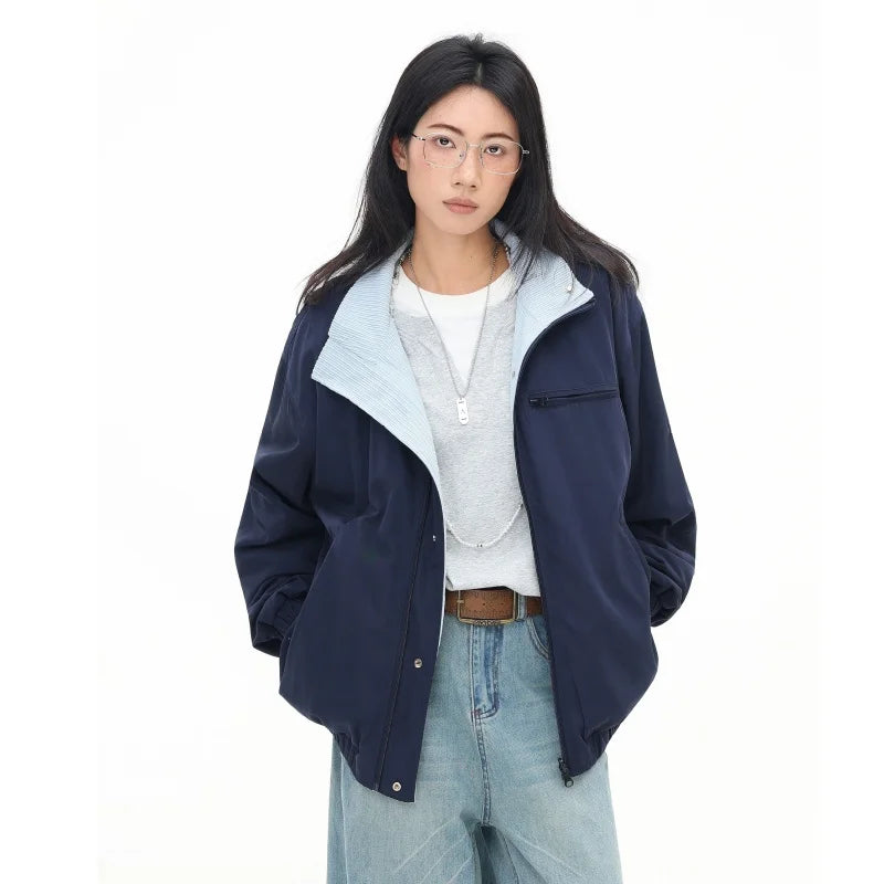 Lazy Reversible Windbreaker Jacket
