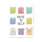 Mental Health Inspiring Quote Poster