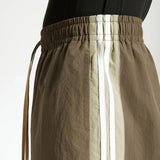 Brown Straight Leg Athletic Pants
