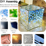 Creative Diy Tulip Flower Sea Cube Night Lamp