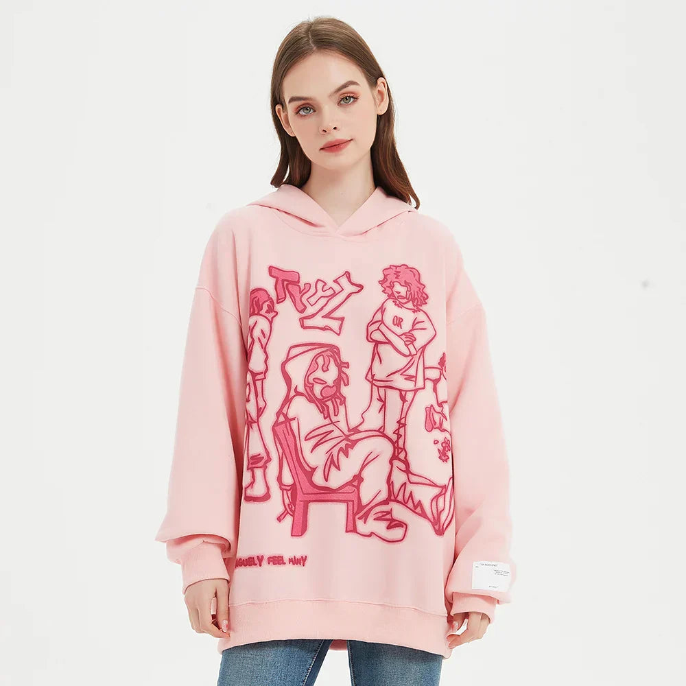 Cartoon Youth Life Hoodie