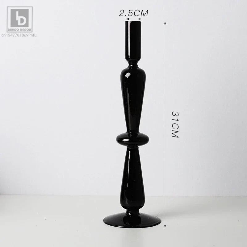 Blue Candle Holder Vase