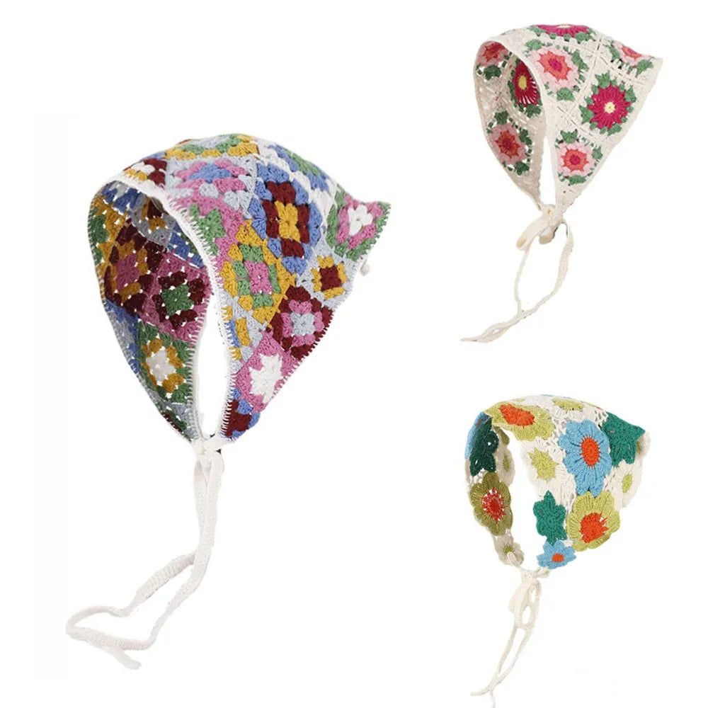Summer Concert Crochet Head Bandana