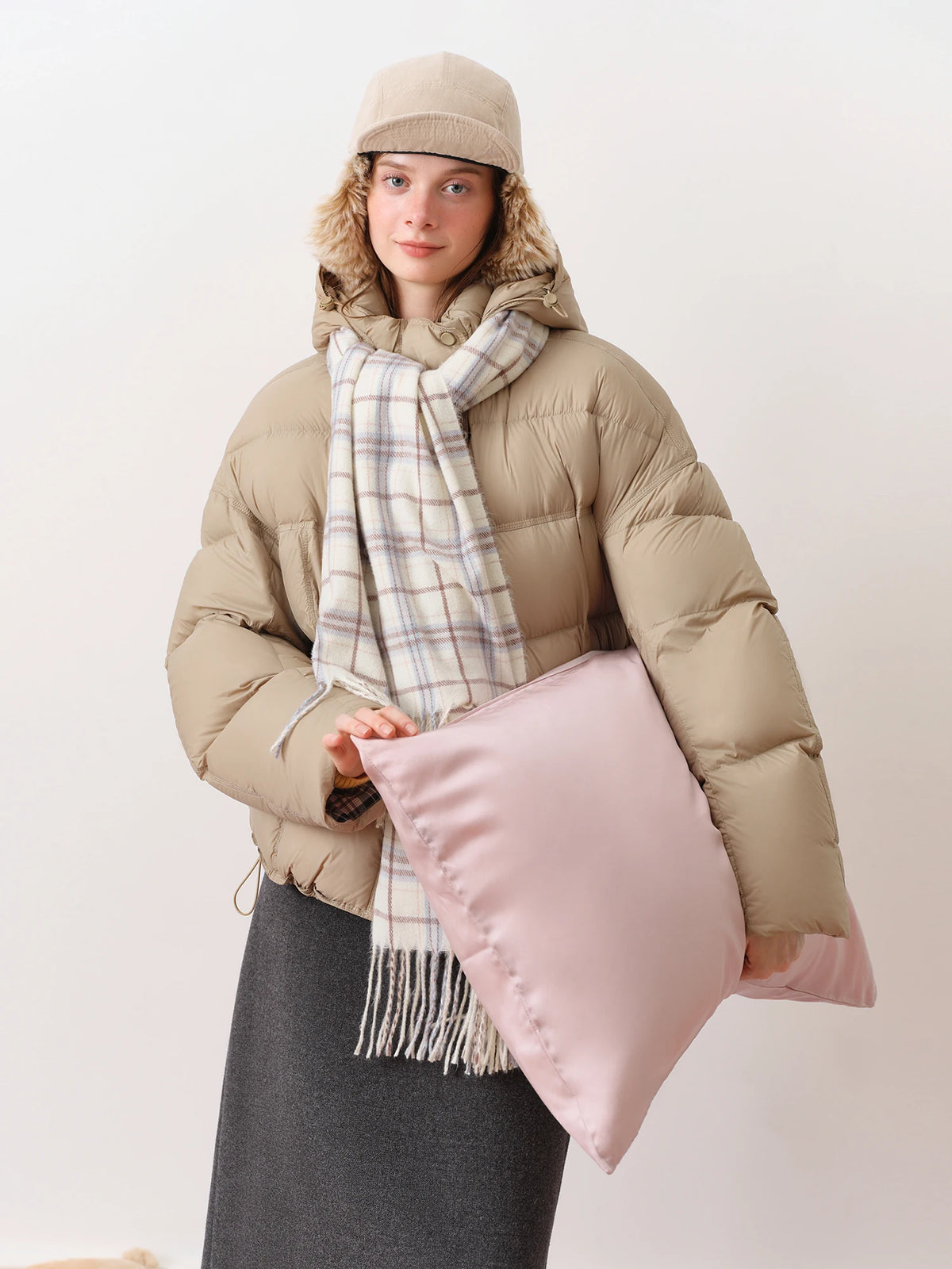 Padded Cropped Puffer Jacket