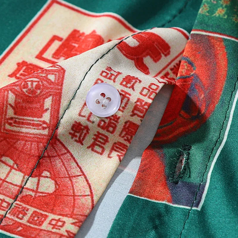 Retro Hawaiian Short Sleeve Shirt