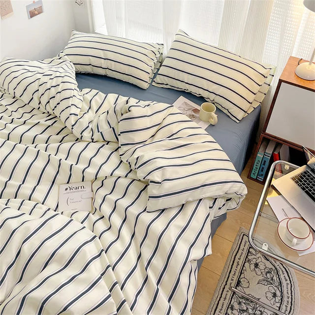 Nordic Stripe Bedding Set