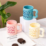Taza de cerámica estética