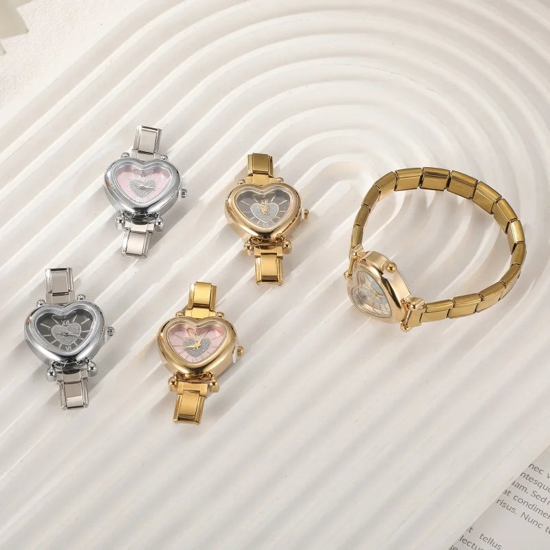 Heart Simple Stainless Steel Watch