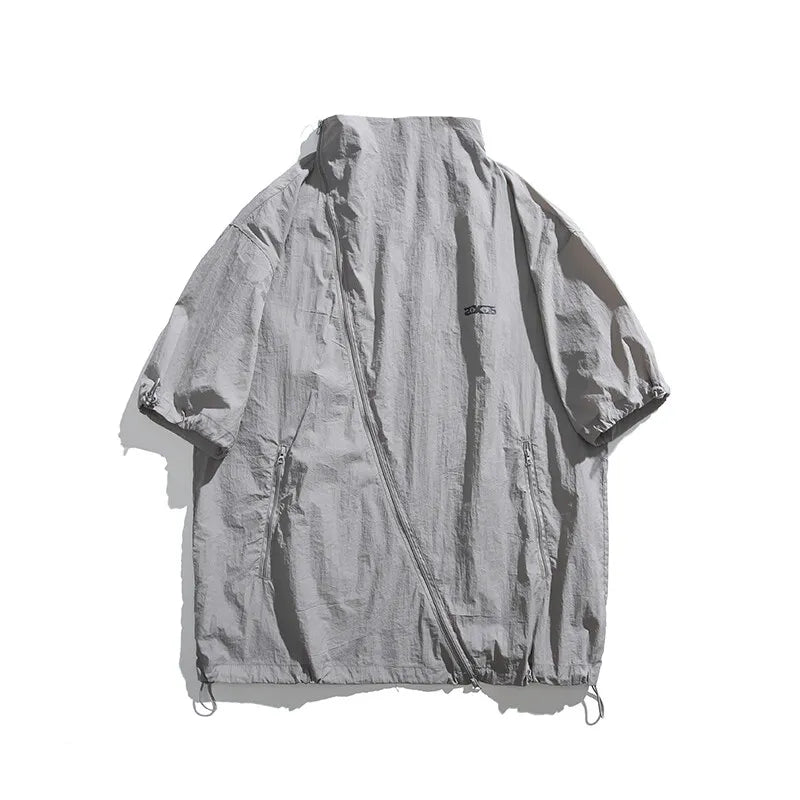 Quick Dry Loose Fit Zipper Shirt