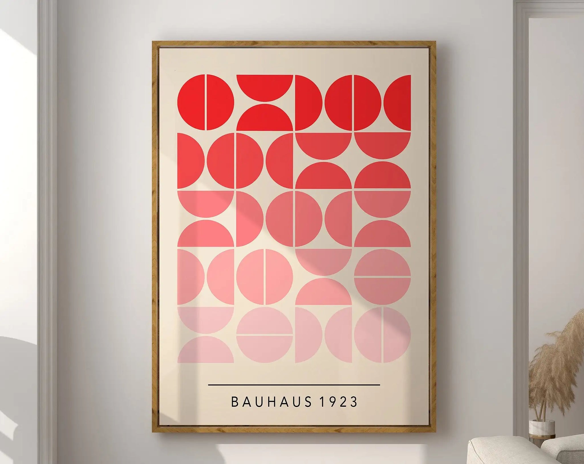 Modernist Geometric Canvas Poster