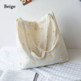 Casual Canvas Girls Shopping Handbag