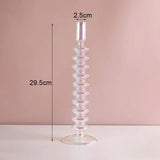 Taper Glass Candlestick Holder