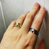 Vintage Gothic Art Open Ring