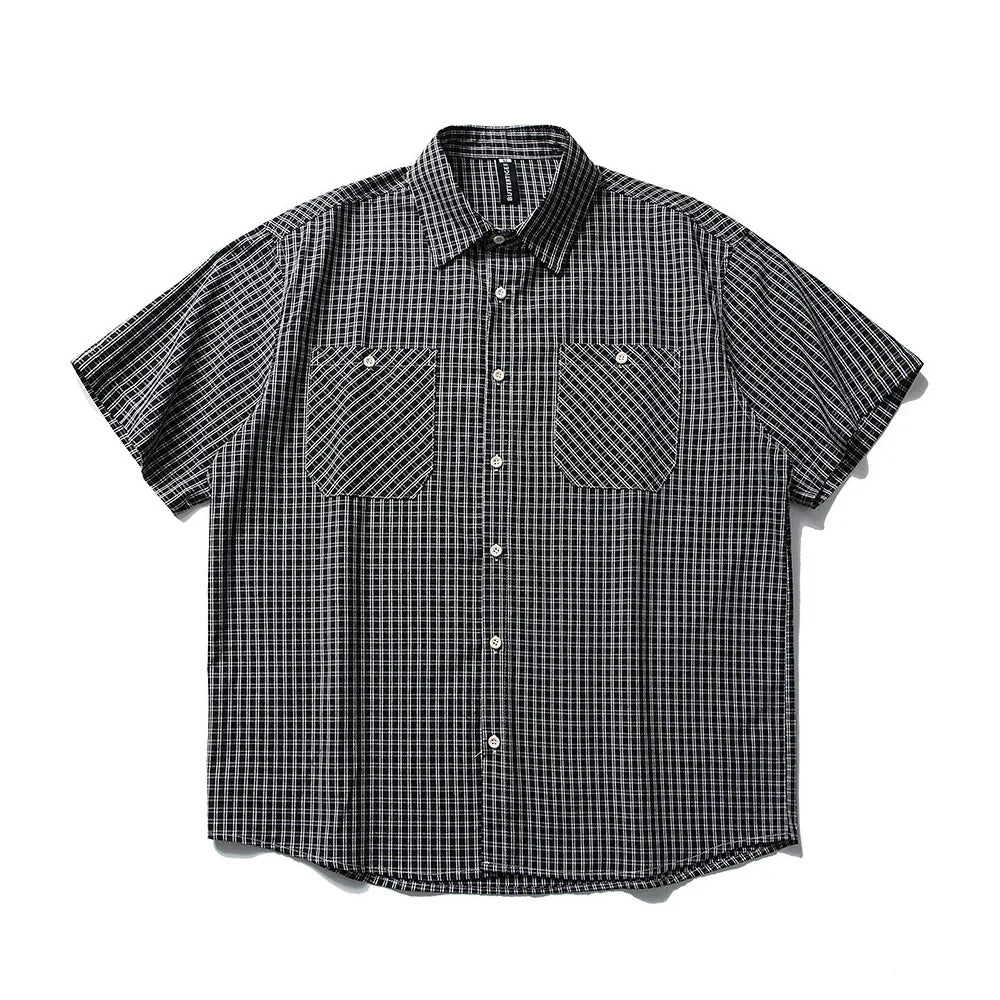 Cityboy Plaid Cotton Short Sleeve Shirt