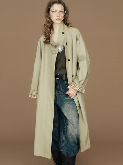 Heritage High Collar Trench Coat