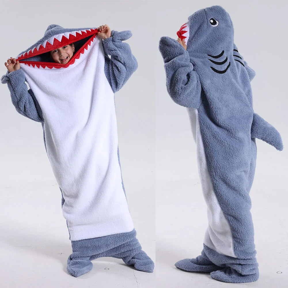 Shark Hoodie Blanket