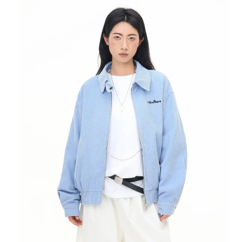 Solid Color Bomber Jacket
