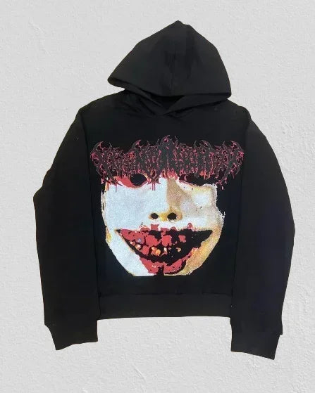 Retro Graphic Prints Zipper Hoodies