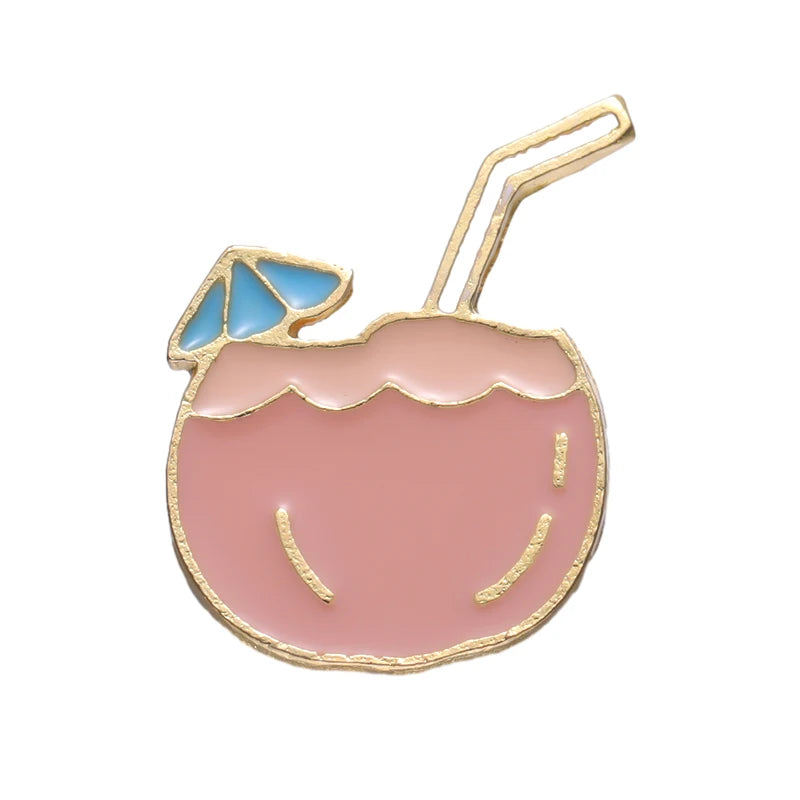 Beach Sandals Ice Cream Pins