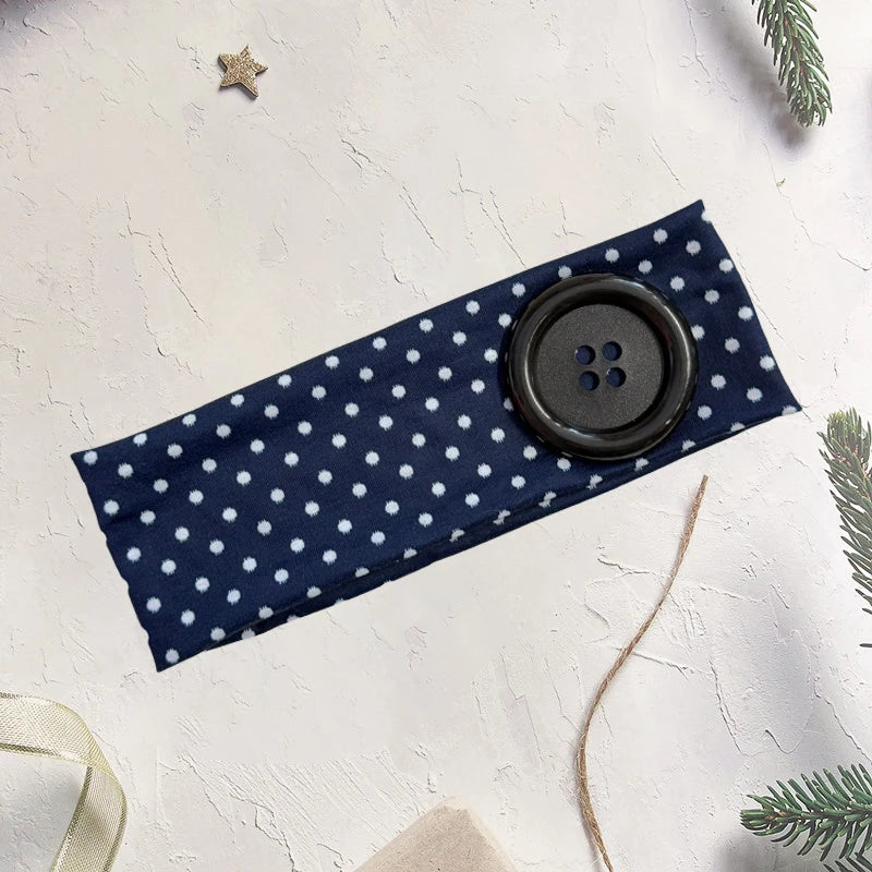 Kawaii Button Headband