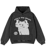 Funny Doberman Graphic Oversized Hoodie