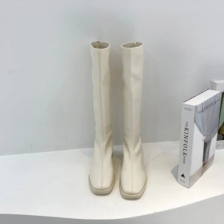Lolita Zipper Thick Sole Zipper Boots