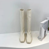Lolita Zipper Thick Sole Zipper Boots