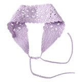 Solid Color Hollow Knitted Headbands