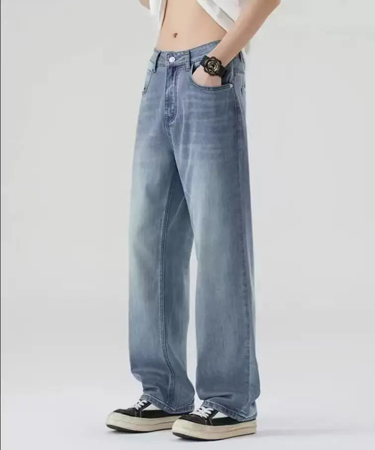 Y2K Drawstring Denim Pants