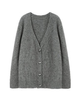 Elegant Korean Loose Buttoned Cardigan